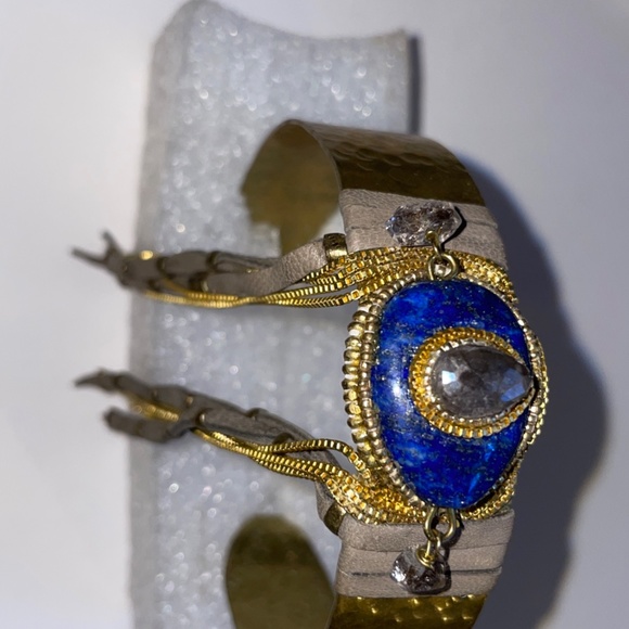 De Petra Cosmic Evil Eye Arm Cuff Bracelet - Picture 2 of 3